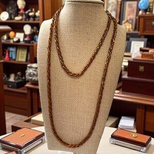 Nolan Miller Amber Tone Necklace